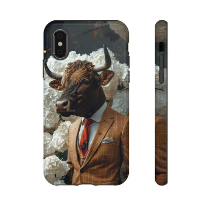 "The Genteel Bull" Mobile Phone Case
