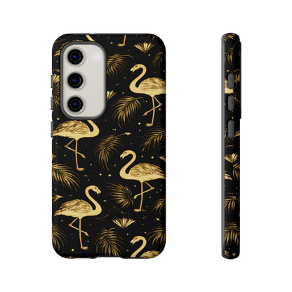 "Gold Flamingo" Mobile Phone Case