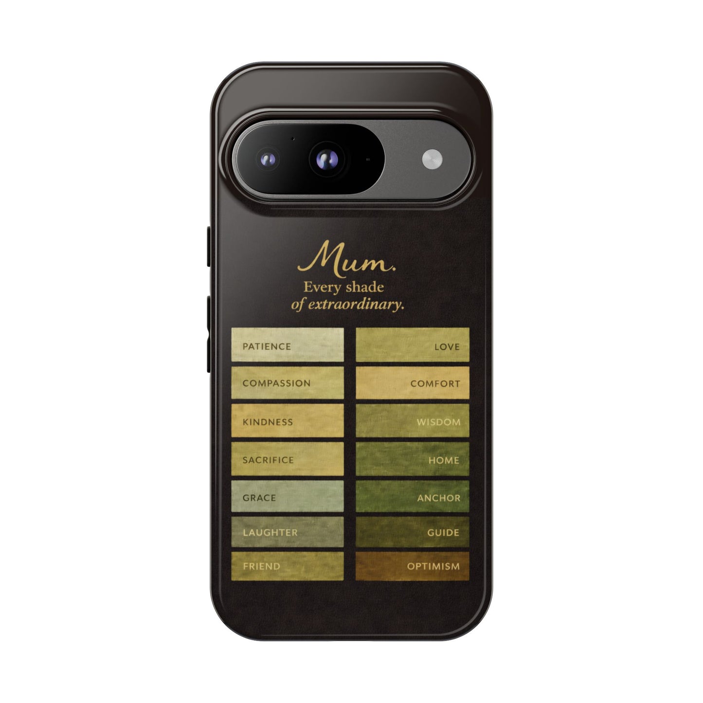 "Every Shade of Extraordinary" Mobile Phone Case (green)