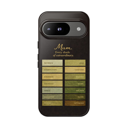 "Every Shade of Extraordinary" Mobile Phone Case (green)