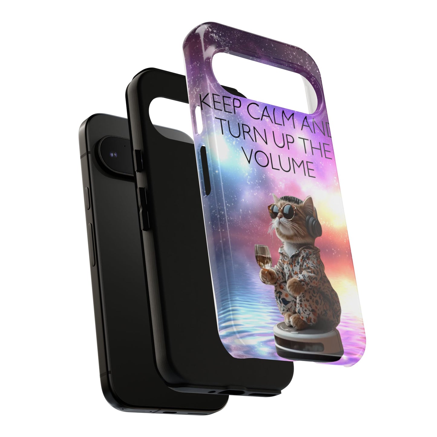 "Keep calm and turn up the Volume" Mobile Phone Case (mix)