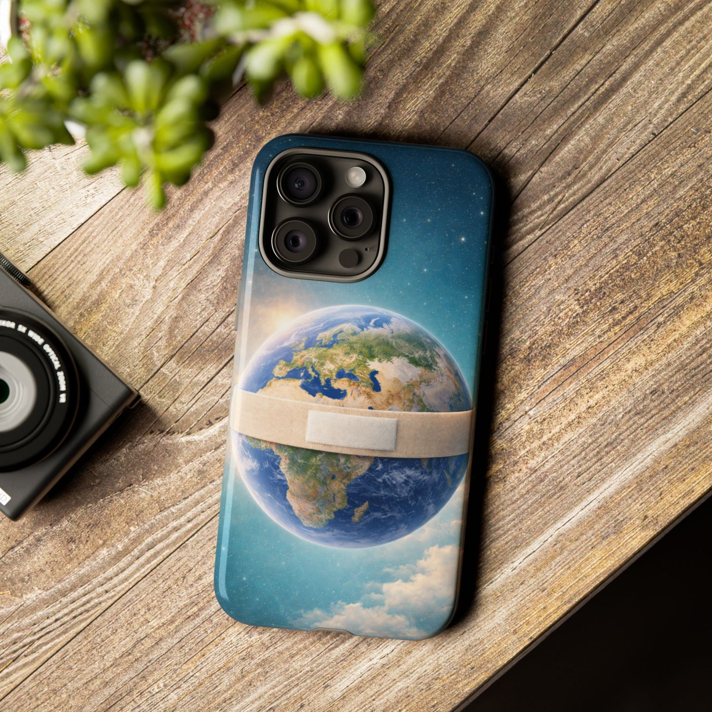 Earth Band Tough Case — Protective Planet Phone Case with Global Design