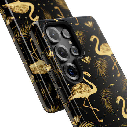 "Gold Flamingo" Mobile Phone Case