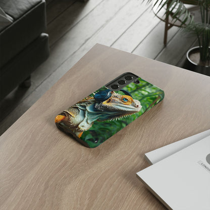 "Bearded Dragon - Jungle Beats" Mobile Phone Case
