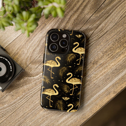 "Gold Flamingo" Mobile Phone Case