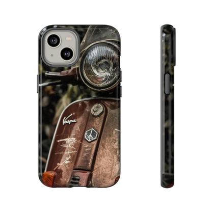 "Vespa. Old Soul, Full Tank" Mobile Phone Case