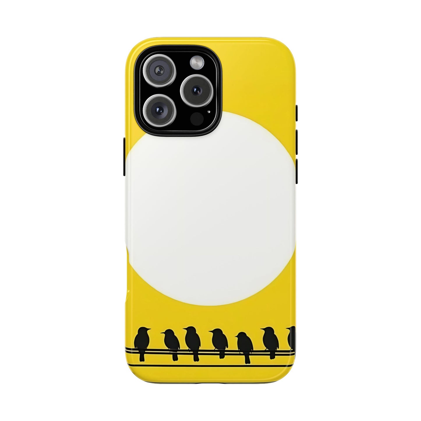 "The Feathered Assembly - Yellow" Mobile Phone Case