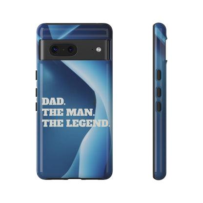 "Dad.  The Man.  The Legend" Mobile Phone Case (blue)