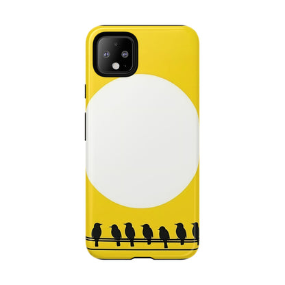 "The Feathered Assembly - Yellow" Mobile Phone Case