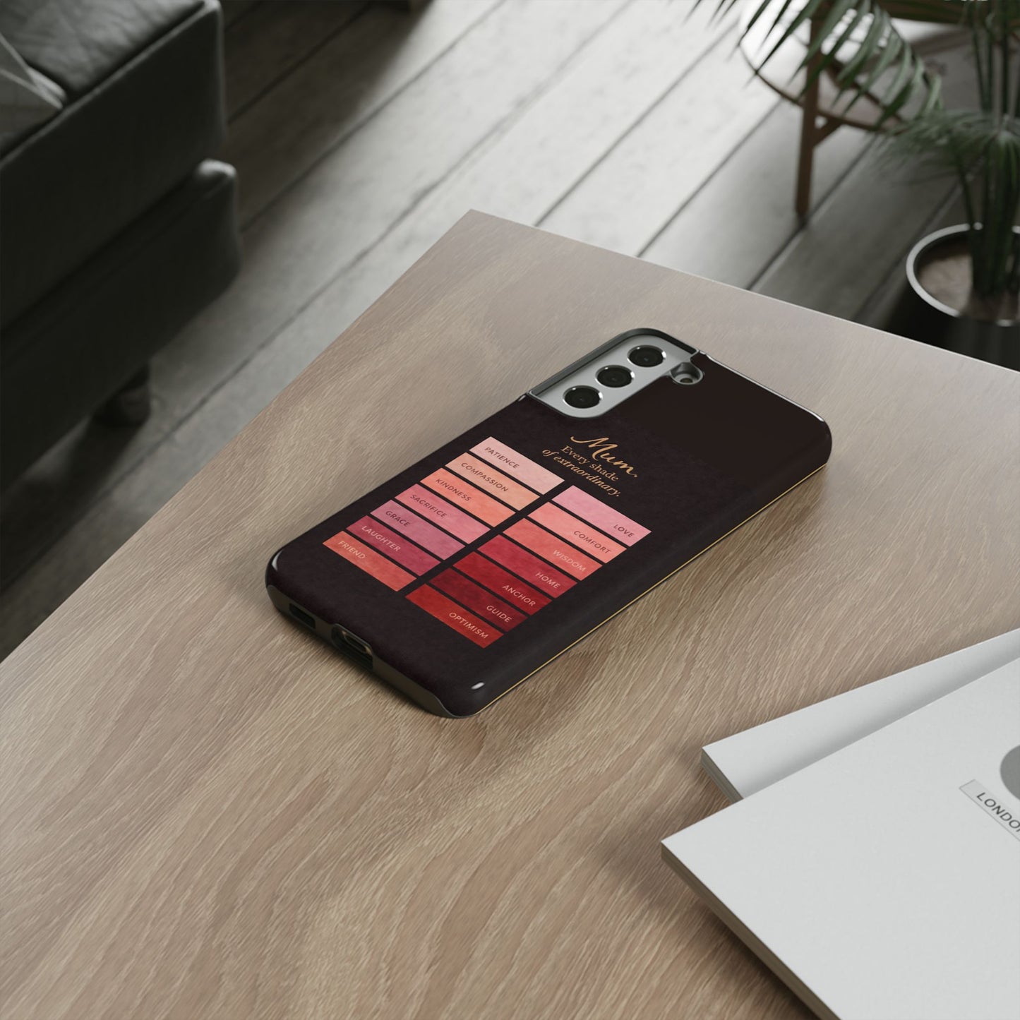"Every Shade of Extraordinary" Mobile Phone Case (blush)