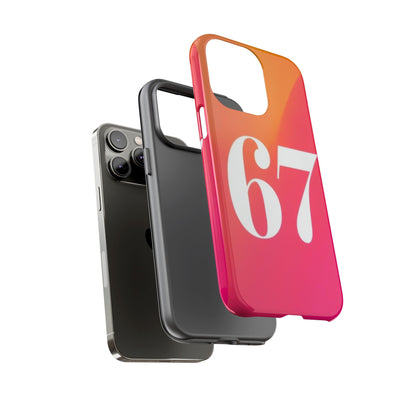 "67" Mobile Phone Case