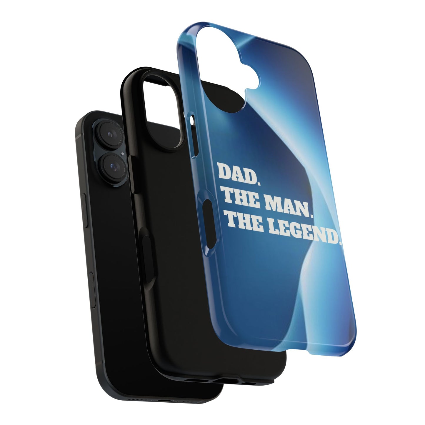 "Dad.  The Man.  The Legend" Mobile Phone Case (blue)