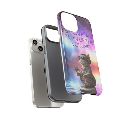 "Keep calm and turn up the Volume" Mobile Phone Case (mix)