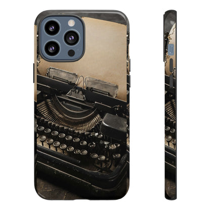 "Fade in. A Writer at the Cusp of Genius" Mobile Phone Case