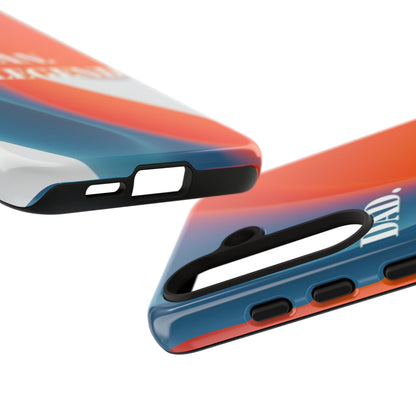 "Dad. The Man. The Legend." Mobile Phone Case (orange)