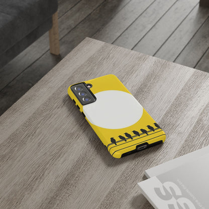 "The Feathered Assembly - Yellow" Mobile Phone Case