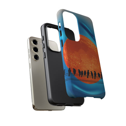 "The Feathered Assembly" Mobile Phone Case (orange)