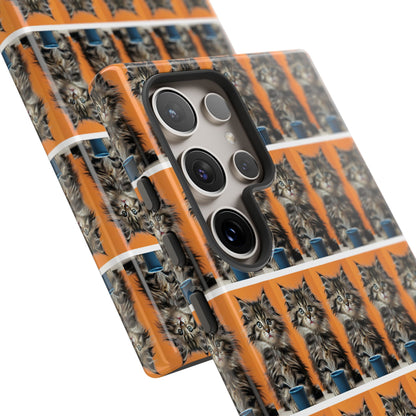 "Bad Hair, Good Coffee - we all need balance" Mobile Phone Case