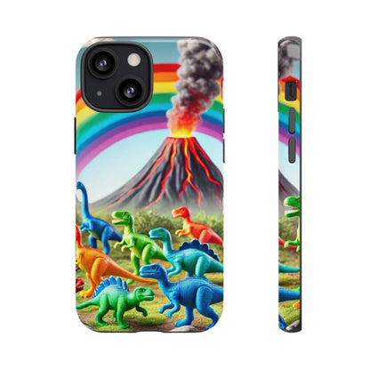 "Rainbow Dinosaurs" Mobile Phone Case