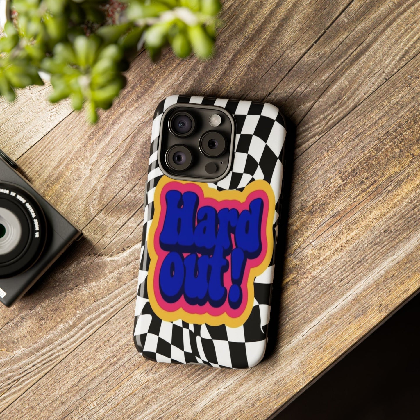 "Hard Out" Mobile Phone Case (blue)