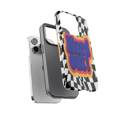 "Hard Out" Mobile Phone Case (blue)
