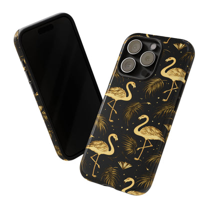 "Gold Flamingo" Mobile Phone Case