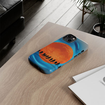 "The Feathered Assembly" Mobile Phone Case (orange)