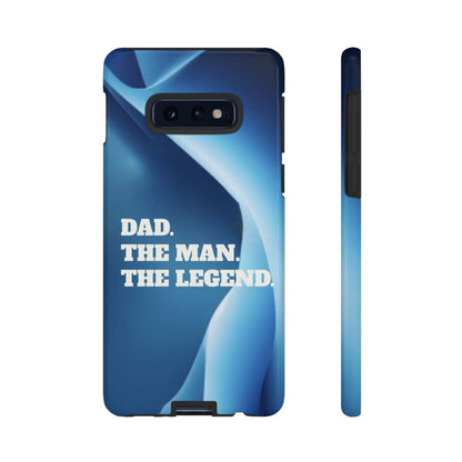 "Dad.  The Man.  The Legend" Mobile Phone Case (blue)