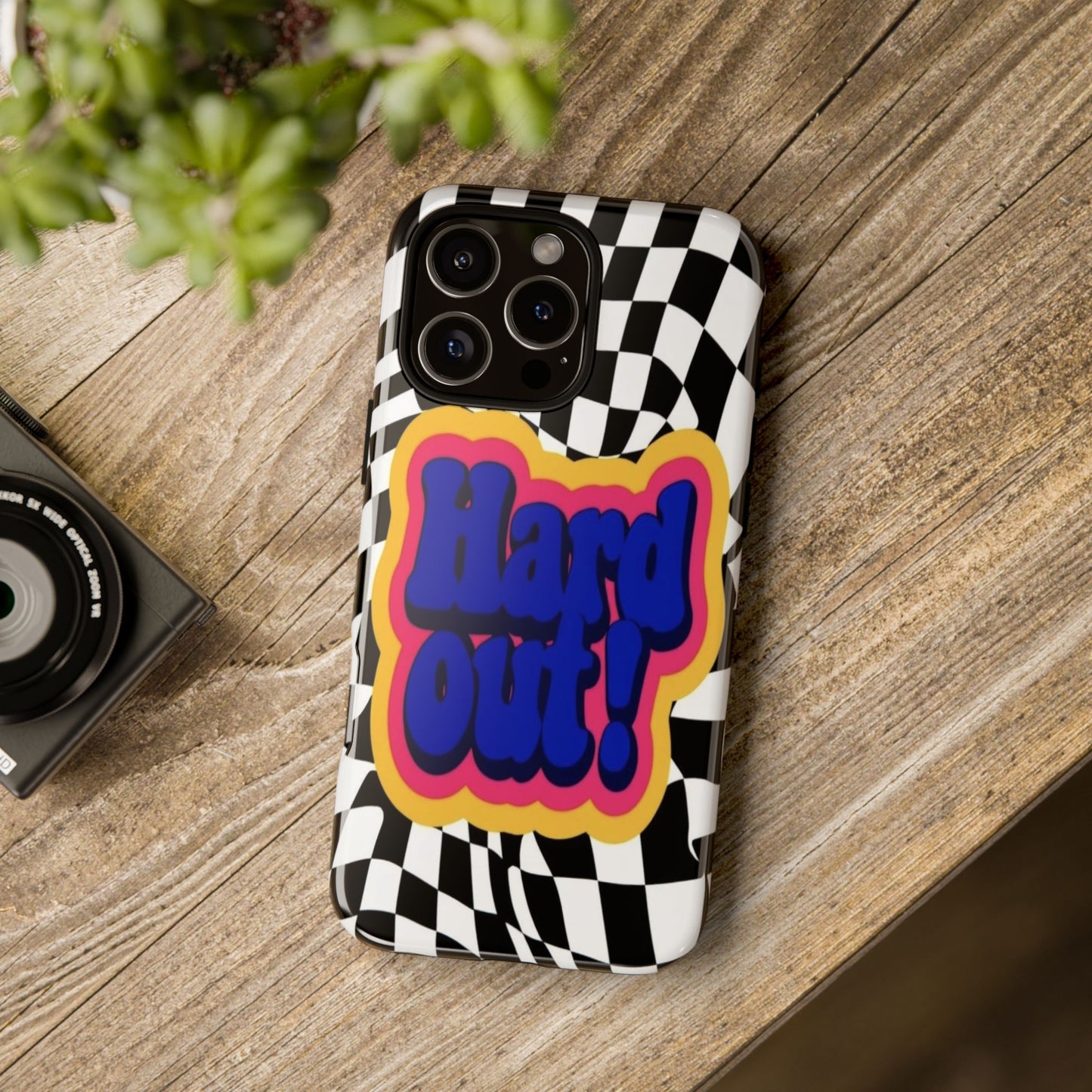 "Hard Out" Mobile Phone Case (blue)