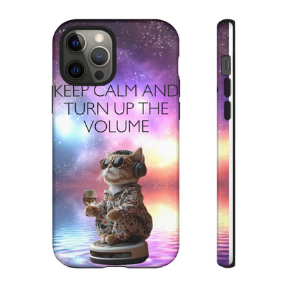 "Keep calm and turn up the Volume" Mobile Phone Case (mix)