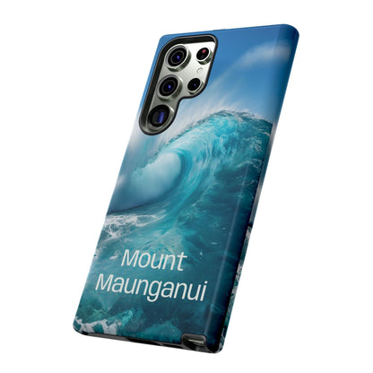 "Mount Maunganui" Mobile Phone Case (green)