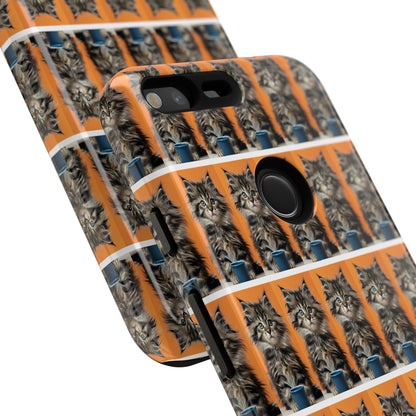 "Bad Hair, Good Coffee - we all need balance" Mobile Phone Case