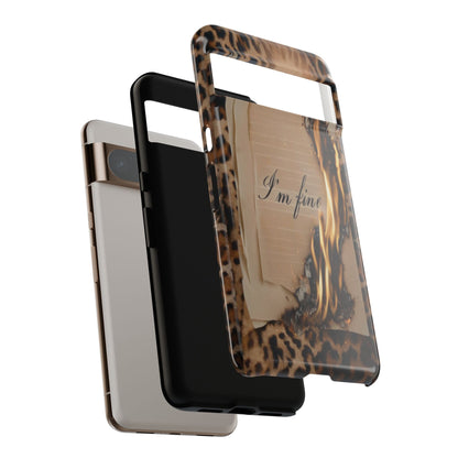 "I Am Fine" Mobile Phone Case