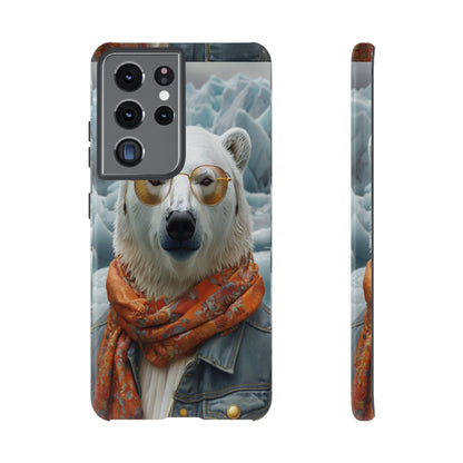 "Urban Zen Polar Bear" Mobile Phone Case