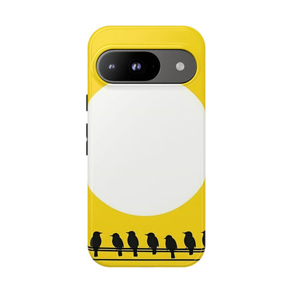 "The Feathered Assembly - Yellow" Mobile Phone Case