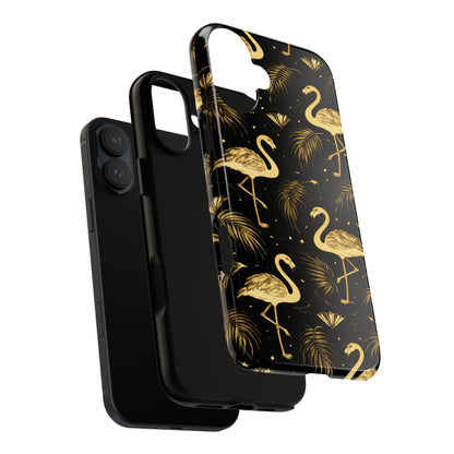 "Gold Flamingo" Mobile Phone Case