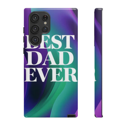 "Best Dad Ever" Mobile Phone Case (purple)
