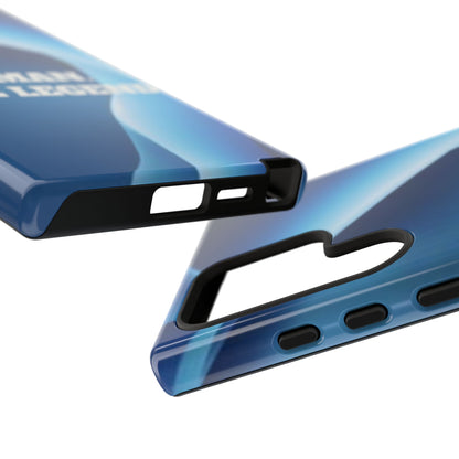 "Dad.  The Man.  The Legend" Mobile Phone Case (blue)