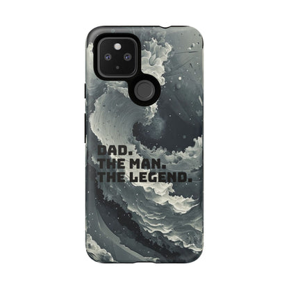 "Dad. The Man. The Legend" Mobile Phone Case (grey)