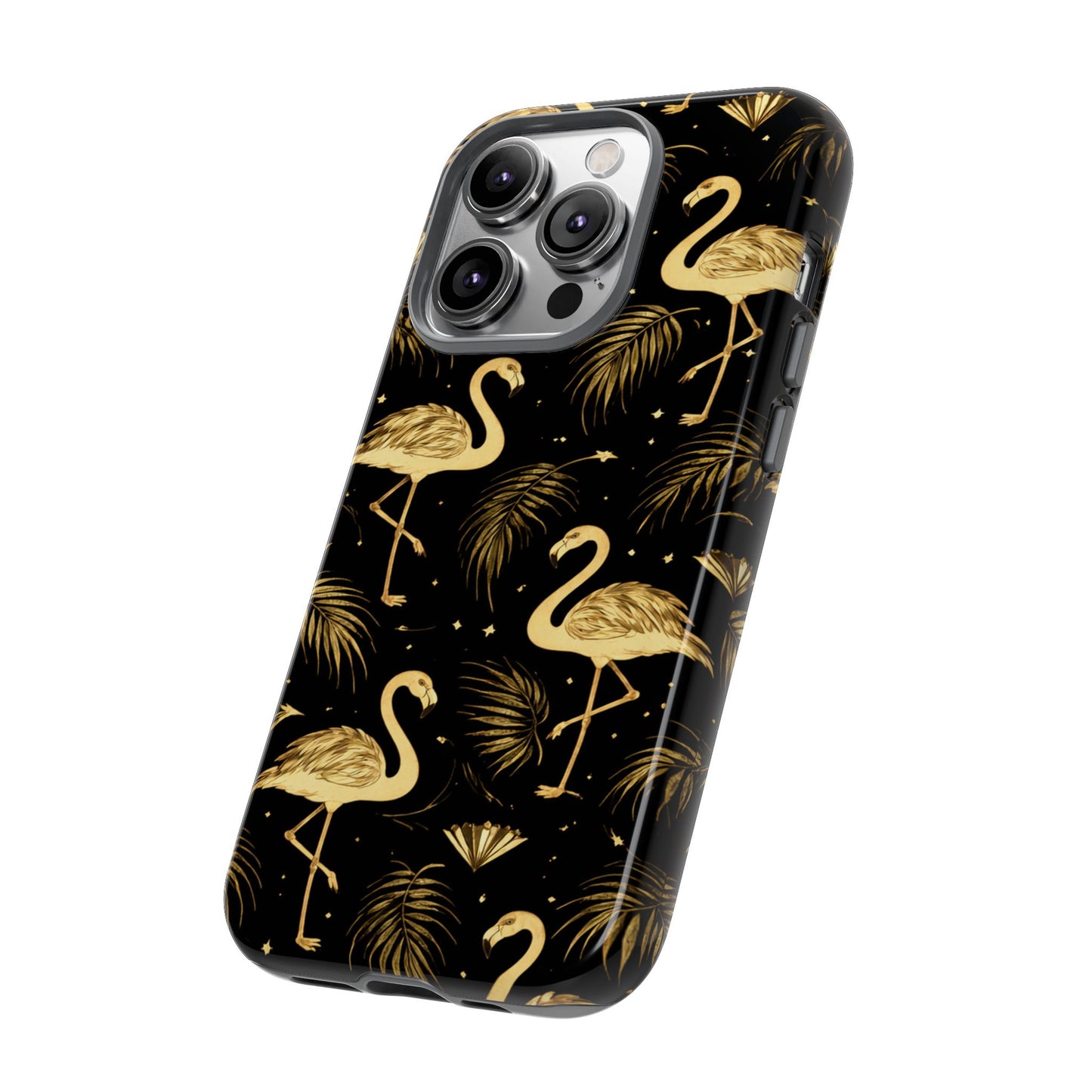 "Gold Flamingo" Mobile Phone Case