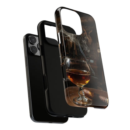 "Hot Whiskey and Cigar" Mobile Phone Case