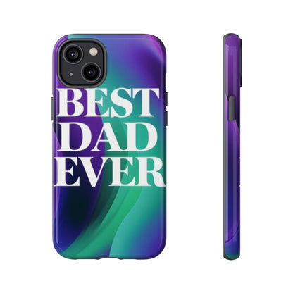 "Best Dad Ever" Mobile Phone Case (purple)