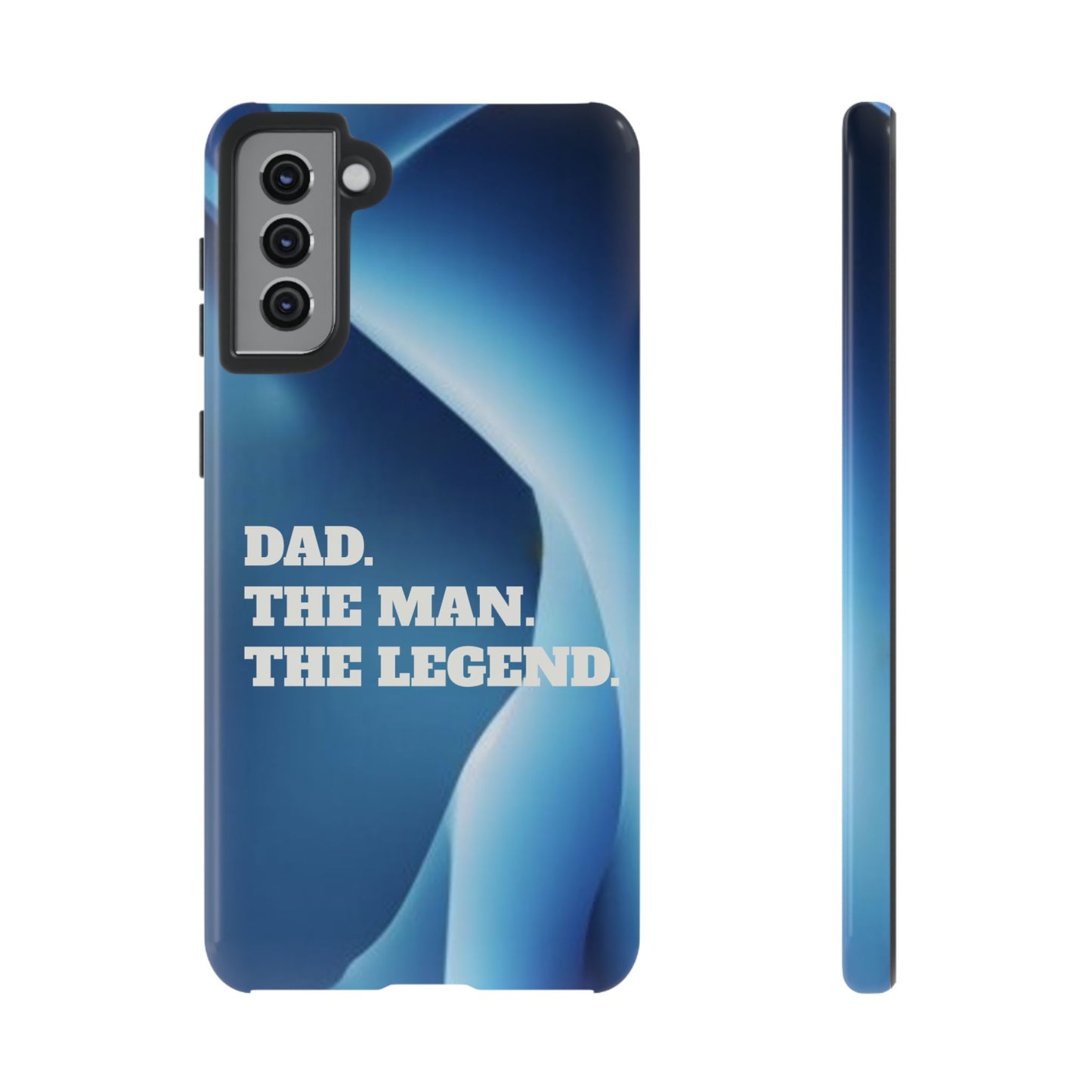"Dad.  The Man.  The Legend" Mobile Phone Case (blue)