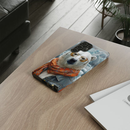 "Urban Zen Polar Bear" Mobile Phone Case