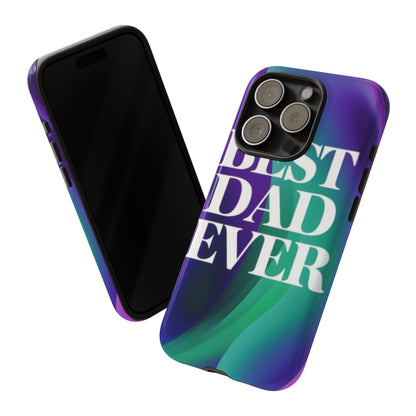 "Best Dad Ever" Mobile Phone Case (purple)