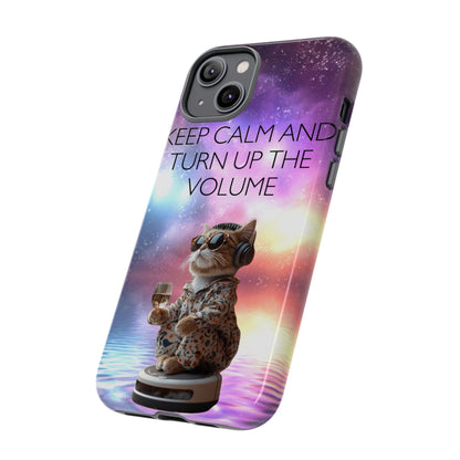"Keep calm and turn up the Volume" Mobile Phone Case (mix)