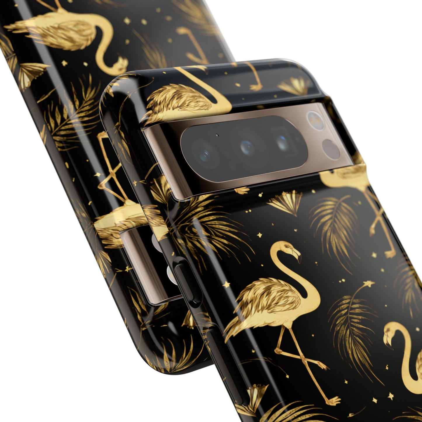 "Gold Flamingo" Mobile Phone Case