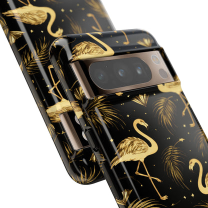"Gold Flamingo" Mobile Phone Case