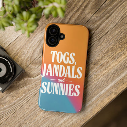 "Togs, Jandals and Sunnies" Mobile Phone Case