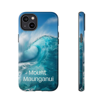 "Mount Maunganui" Mobile Phone Case (green)